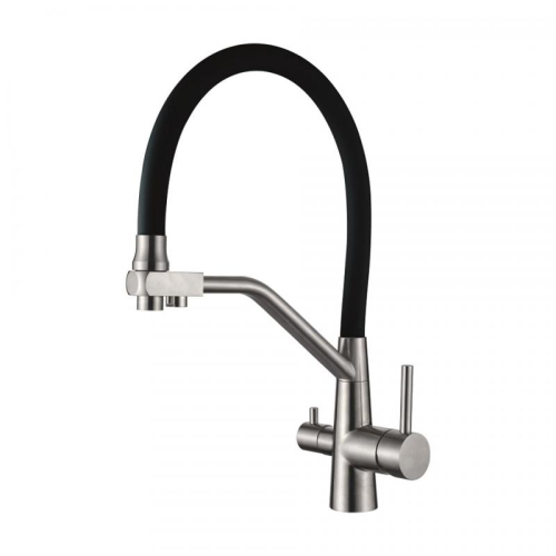 Jaucējkrāns ar filtru WISENT WL85966-3 nerūsējošais tērauds — Wisent.lv